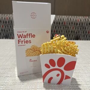2025 Waffle Fry Ornament Chick Fil A Christmas Limited Edition Chicken NEW‎
